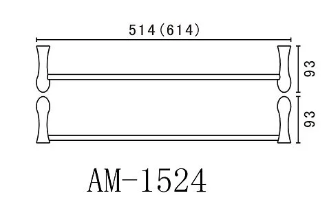 Полотенцедержатель для ванной Art&Max Elegant AM-1524 - фото 2