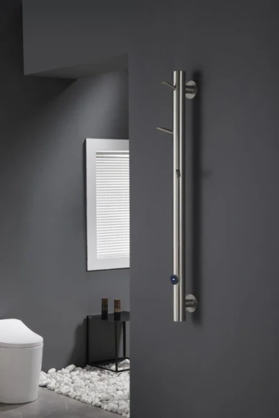 Полотенцесушитель электрический Boheme Oak 20х150 см никель - фото 3