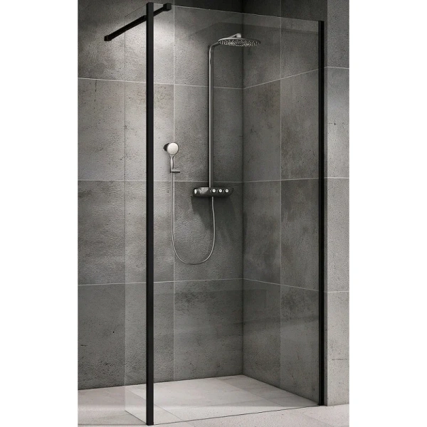 Душевая перегородка Abber Immer Offen 120 см стекло прозрачное - фото 1