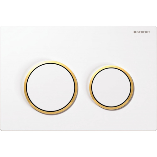 Клавиша смыва Geberit Omega 20 глянцевый хром/кольца матовый хром - фото 4