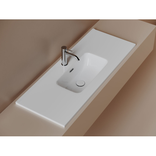Раковина Ceramicanova Compact 101 см белая - фото 2