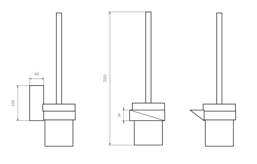 Ершик Boheme New Venturo золото/черный, современные, hi-tech - фото 2