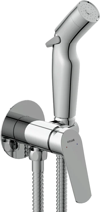 Гигиенический душ со смесителем Cersanit Flavis хром - фото 1