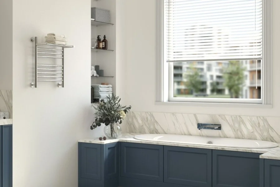 Полотенцесушитель водяной Сунержа Богема+ 50х50 см без покрытия, хром - фото 3