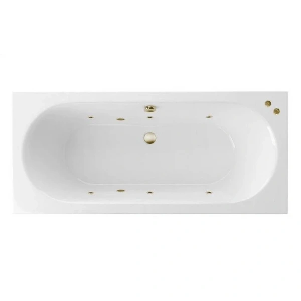 Ванна гидромассажная Excellent Oceana Slim Soft 160 x 75 см, белый/бронза, WAEX.OCE16S.SOFT.BR - фото 1