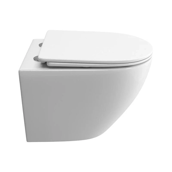 Унитаз подвесной BelBagno Uno с сиденьем микролифт, недорогие, безободковые, сиденье с микролифтом , с антивсплеском - фото 5