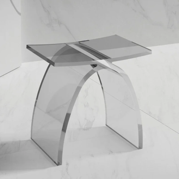 Стульчик для ванной Abber Kristall прозрачный - фото 1