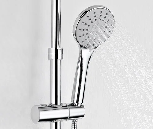 Душевая стойка WasserKRAFT хром, без смесителя - фото 7