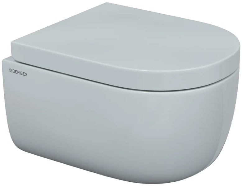 Унитаз подвесной BERGES Ego с микролифтом - фото 1