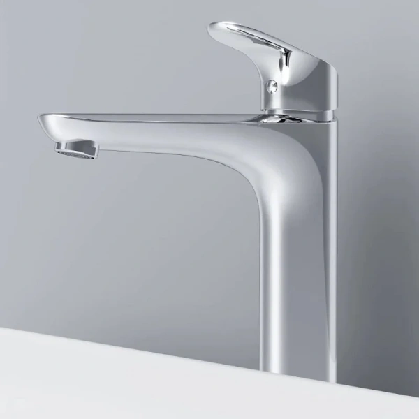 Смеситель для раковины AM.PM Like высокий излив 170 мм хром, на столешницу - фото 6