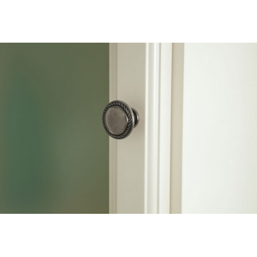 Пенал для ванной, петли слева, цвет слоновая кость матовый, фурнитура состареное серебро, La Beaute Michel, по запросу index_2 - фото 6