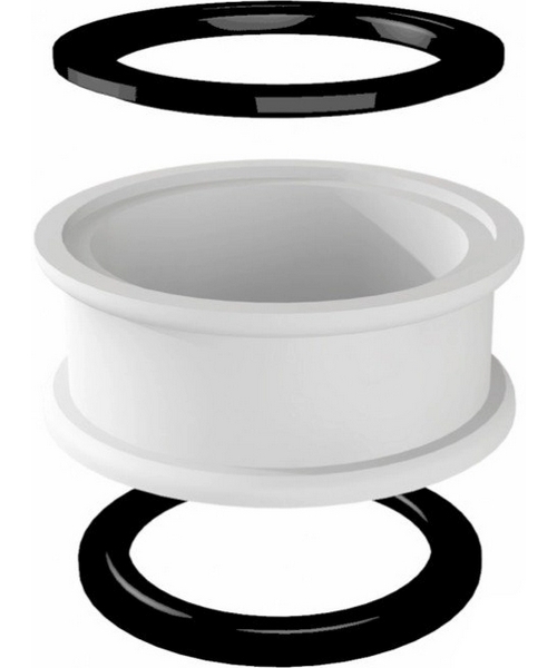 Пластиковое кольцо перелива Cezares для стеклянной раковины - фото 1