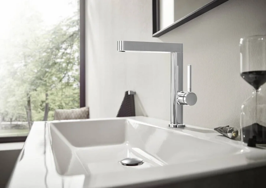 Смеситель для раковины Hansgrohe Finoris 76060 с поворотным изливом - фото 3