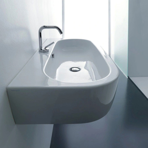 Раковина с одним отверстием под смеситель Kerasan Flo 3151bi*1 - фото 2