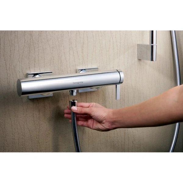 Смеситель для душа Hansgrohe Tecturis E хром, из латуни, округлая форма - фото 5