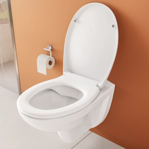 Унитаз подвесной VitrA S10 безободковый, круглой формы - фото 8