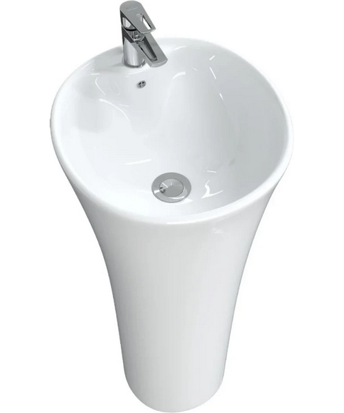 Раковина напольная Ceruttispa Adelina 46 см белая - фото 3