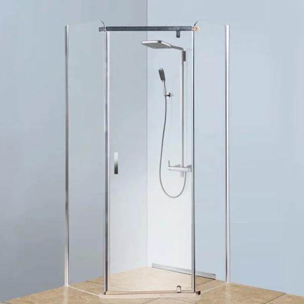 Душевой уголок BERGES Solo 90x90 см профиль хром сильвер - фото 1