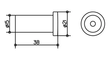 Крючок для полотенца, хром, Keuco Plan, в наличии - фото 2
