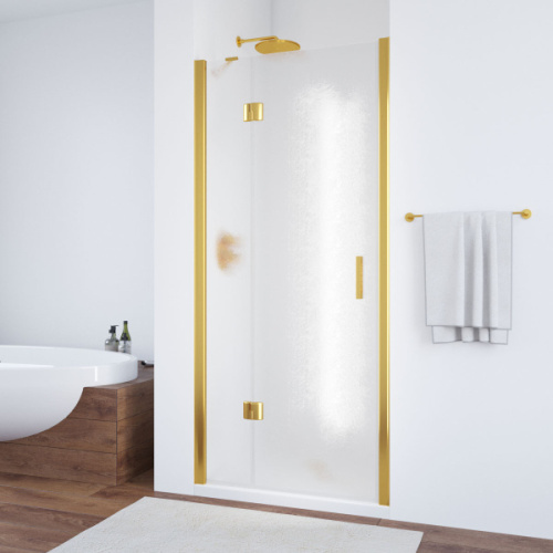 Душевая дверь стекло шиншилла Vegas-glass AFP 100 02 L, хром, бронза, золото, белые, другие - фото 4