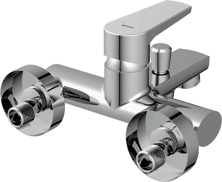 Смеситель для ванны Cersanit Moduo хром, с коротким изливом - фото 7