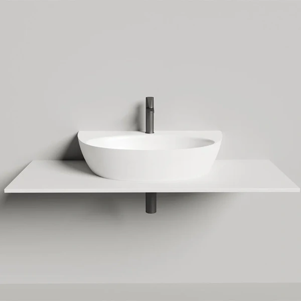 Раковина Salini Alda Wall 03 70 см белый глянец - фото 3