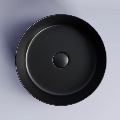 Раковина Ceramica Nova Element 35,8 см черная матовая, черные - фото 4