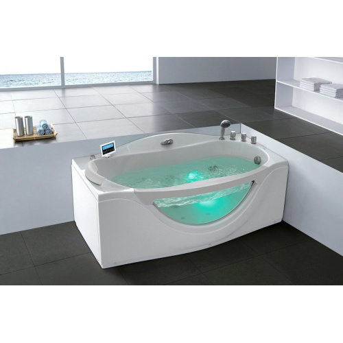 Акриловая ванна правосторонняя Gemy, современныe, hi-tech - фото 3