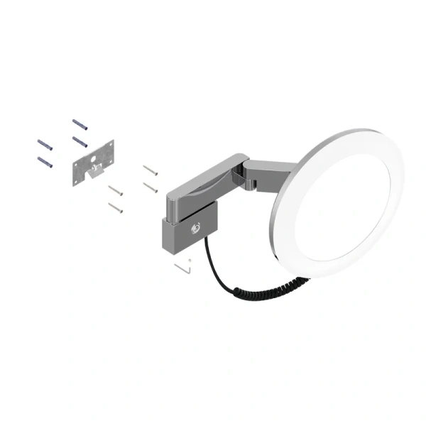 Зеркало с подсветкой Timo Petruma никель - фото 3