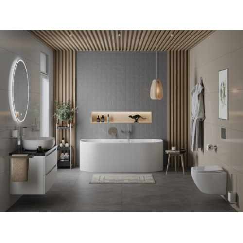 Ванна акриловая BelBagno 170x80 см белая - фото 2