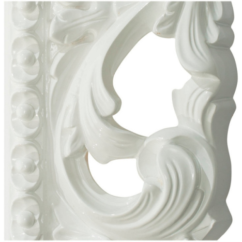 Зеркало овальное с фацетом, цвет белый глянец, Tessoro Isabella 76, по запросу - фото 2