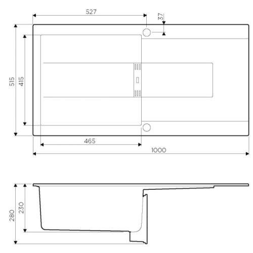 Мойка для кухни Omoikiri Banzen 100-GR 100 см leningrad grey - фото 2