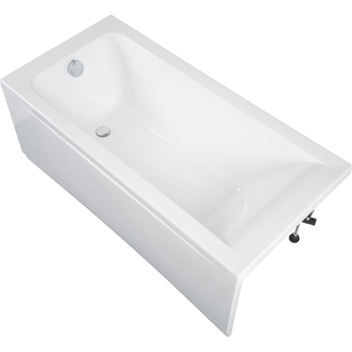Ванна акриловая Aquanet Bright 145x70 см с каркасом - фото 2
