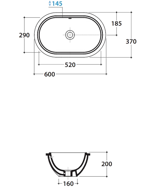 Раковина встраиваемая Globo Forty3 SC043 - фото 4