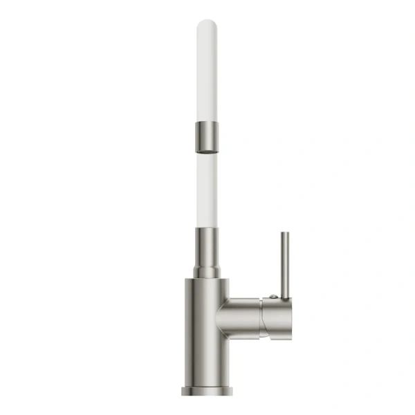 Смеситель для кухни Cersanit Melar сатин/белый, в наличии - фото 10