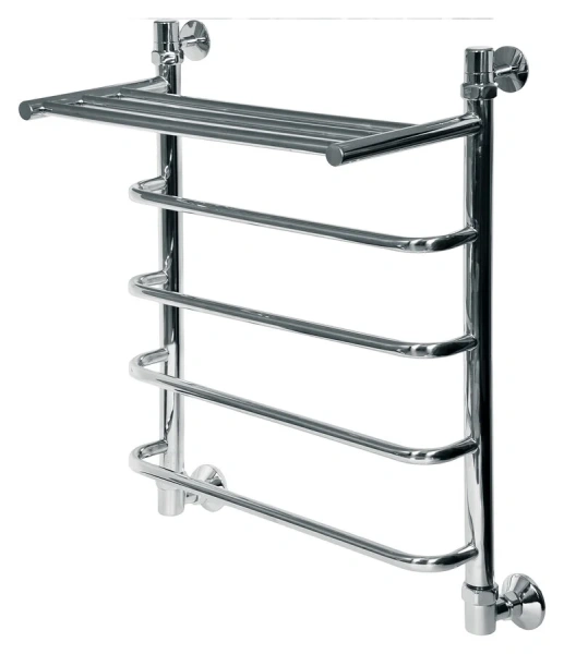 Полотенцесушитель водяной Ника Quadro 60x50 см хром - фото 3