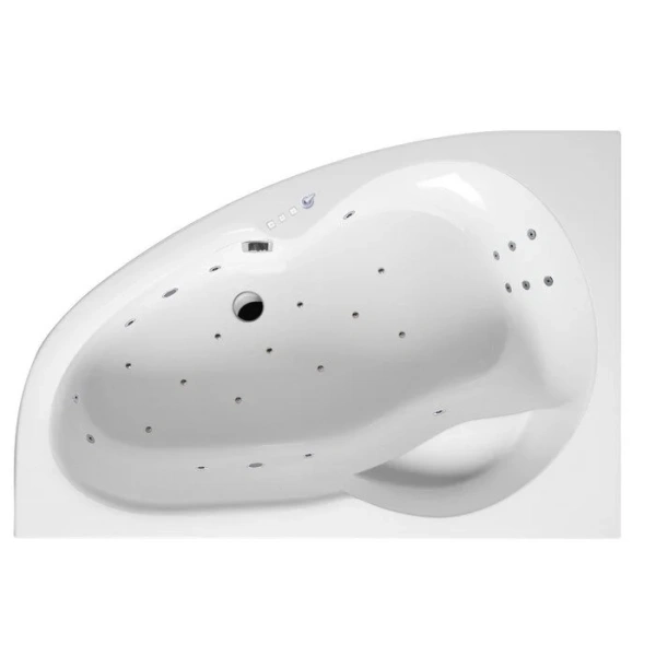 Ванна гидромассажная Excellent Newa Ultra 160 x 95 см, левая, белый/хром, WAEX.NEL16.ULTRA.CR - фото 1