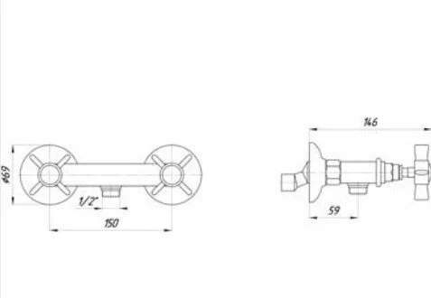 Смеситель для душа Migliore Princeton 193 вентильное управление - фото 4