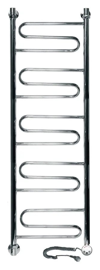 Полотенцесушитель электрический Ника Curve ЛЗ 120/40 см с терморегулятором
