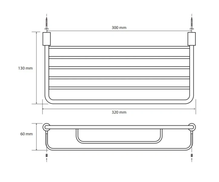 Решетка для ванной Bemeta Cytro хром - фото 2