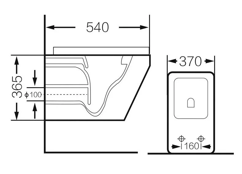 Унитаз подвесной Grossman GR-4440 фаянс - фото 2