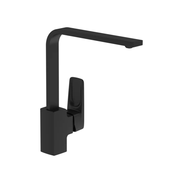 Смеситель для кухни VitrA Root Square черный матовый - фото 1