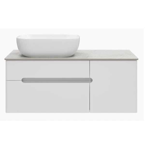 Тумба с раковиной подвесная Misty Роял П-Роя-01100-0 100 см с дверцей