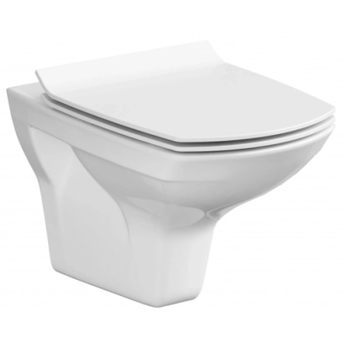 Унитаз подвесной Cersanit Carina безободковый - фото 1