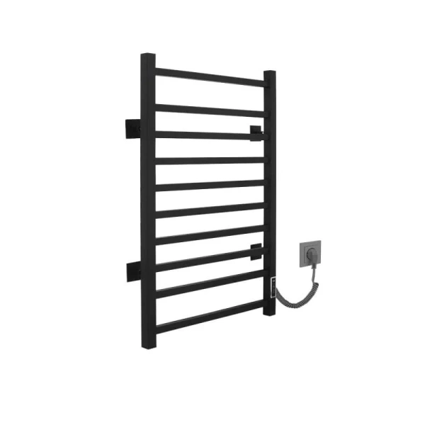 Полотенцесушитель электрический Vincea 80х53 матовый черный, черный - фото 3