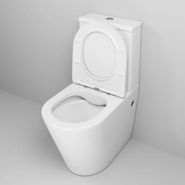 Унитаз компакт Grossman Color белый матовый, с горизонтальным, прямым выпуском - фото 7