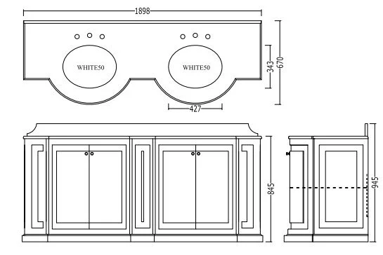 Зеркало для ванной Devon&Devon Regent EFREGENT - фото 2