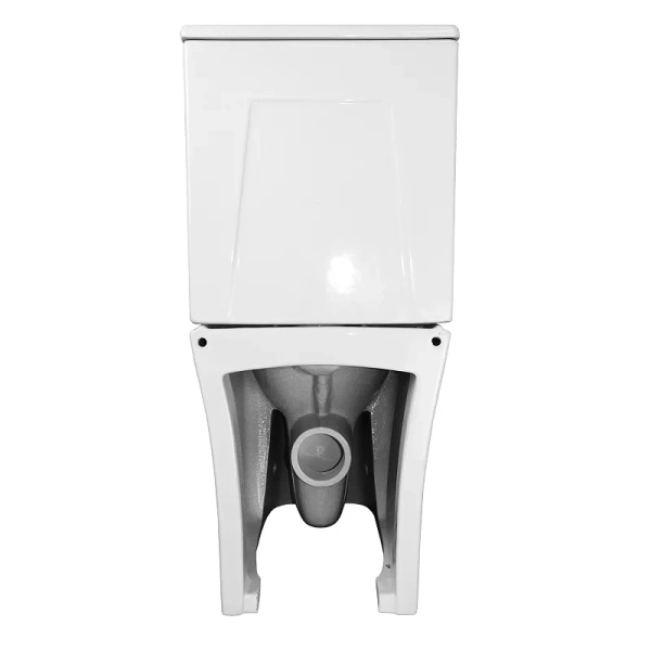 Унитаз компакт Azario Anteo Round белый, с нижним подводом воды - фото 8