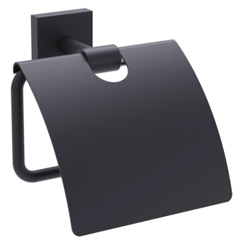 Бумагодержатель Timo Selene черный - фото 1