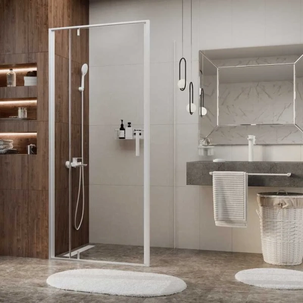 Душевой уголок WasserKRAFT Neime 90х90 см профиль белый - фото 1